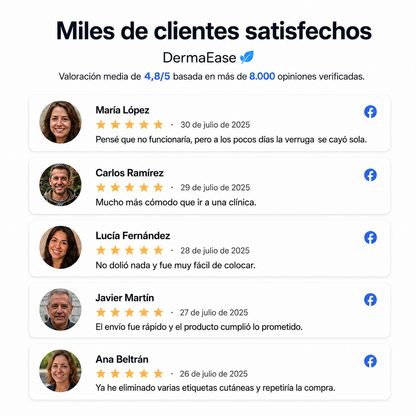 Kit de Eliminación de Verrugas — Sin Dolor